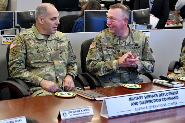 Strategic readiness, power projection top SDDC update to AMC Commander