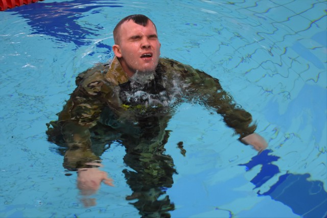 Public Health Command Europe Soldiers compete in Best Warrior Competition