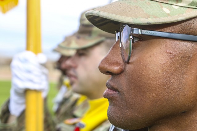 Iron Brigade colors casing ceremony
