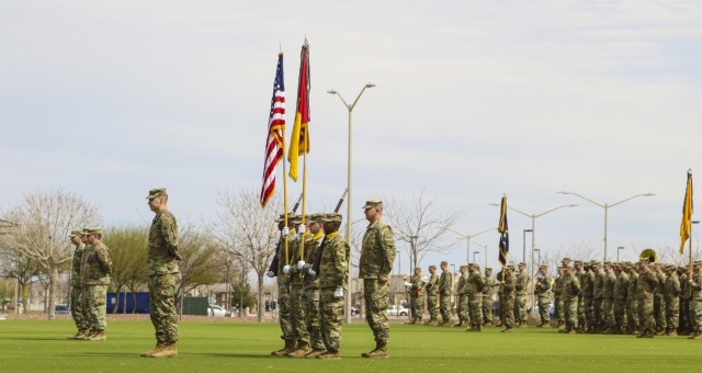 Iron Brigade colors casing ceremony