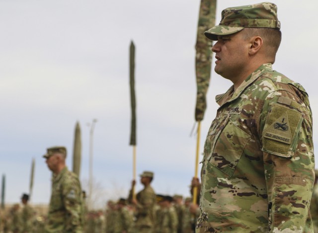 Iron Brigade colors casing ceremony