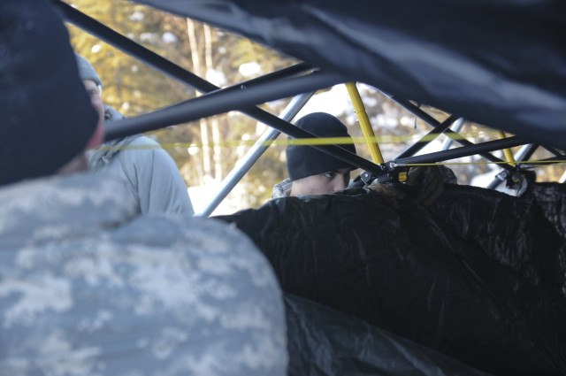 Alaska Guard trains in arctic survival, M17 pistol