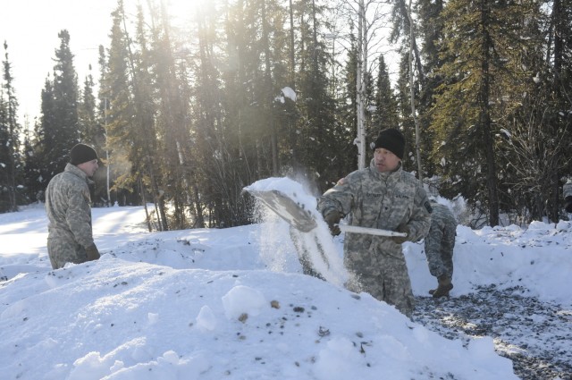 Alaska Guard trains in arctic survival, M17 pistol