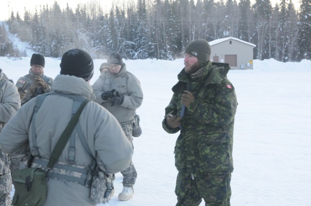 Alaska Guard trains in arctic survival, M17 pistol