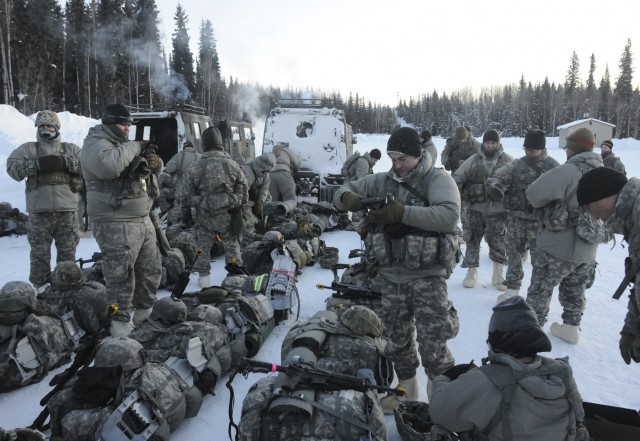 Alaska Guard trains in arctic survival, M17 pistol