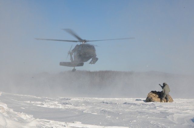 Alaska Guard trains in arctic survival, M17 pistol