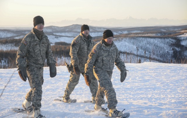 Alaska Guard trains in arctic survival, M17 pistol