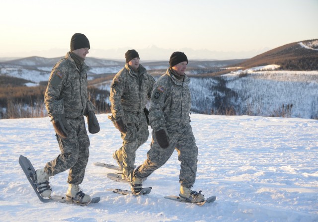 Alaska Guard trains in arctic survival, M17 pistol