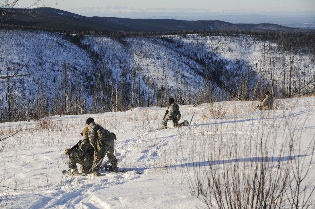 Alaska Guard trains in arctic survival, M17 pistol