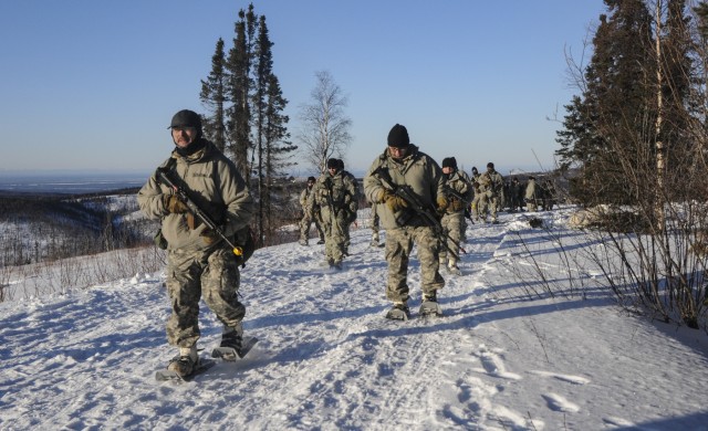 Alaska Guard trains in arctic survival, M17 pistol