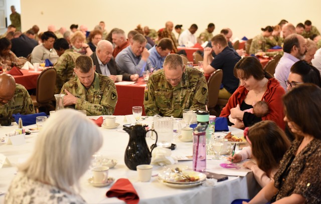 Communities join together at Fort Knox during the 2020 National Prayer Breakfast
