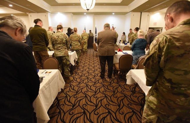 Communities join together at Fort Knox during the 2020 National Prayer Breakfast