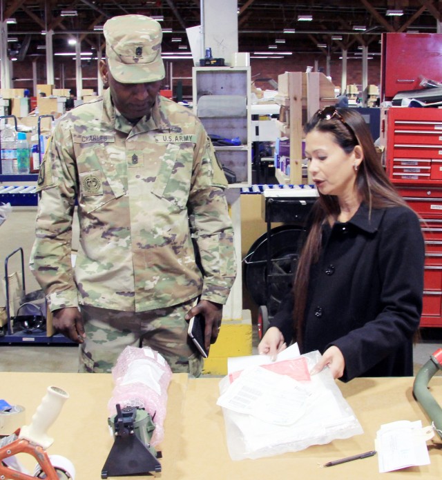 TACOM senior enlisted advisor makes first visit to Sierra Army Depot