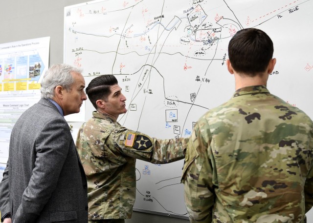 Wardynski visits CAC and Fort Leavenworth