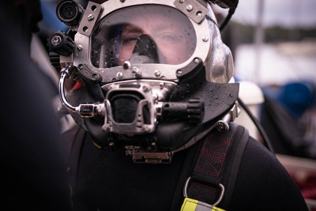 One of one: The only female diver in the Army