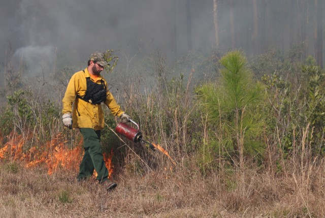 Controlled burns improve training areas, habitats, prevent wildfires