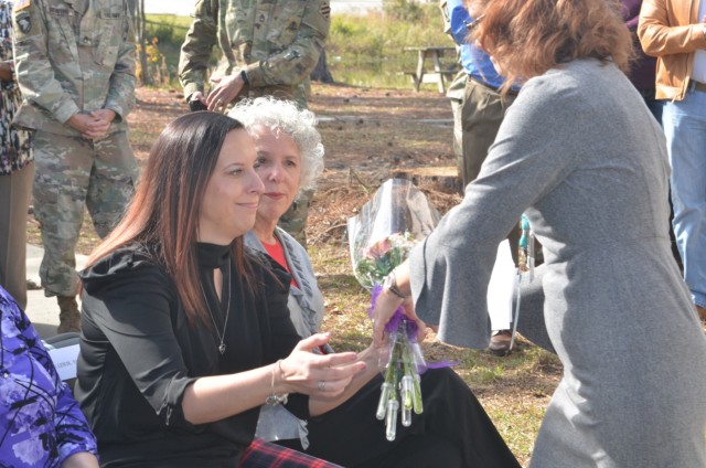 Fort Stewart honors retired MSG Lewis with a garden dedication
