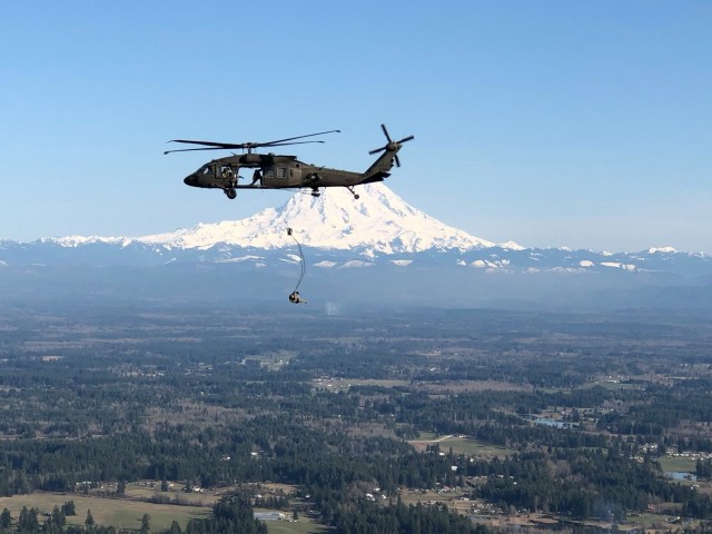 2-158 AHB Drops in SOF Soldiers During Training Exercise at JBLM