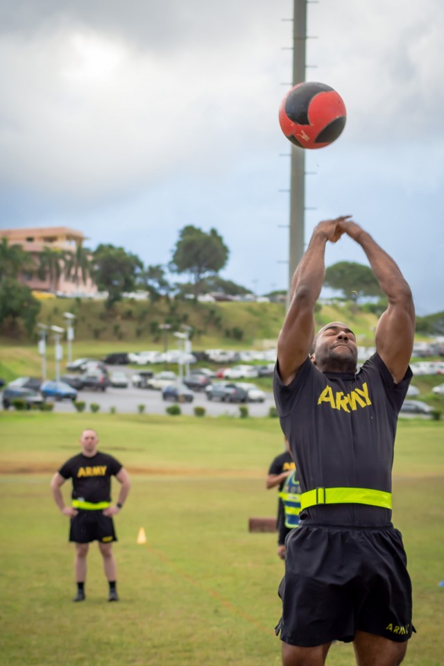 Public Health Command - Pacific Soldiers compete in Best Warrior Competition