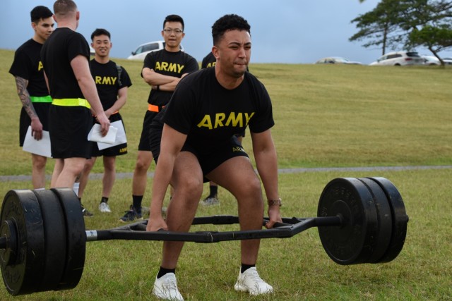 Public Health Command - Pacific Soldiers compete in Best Warrior Competition