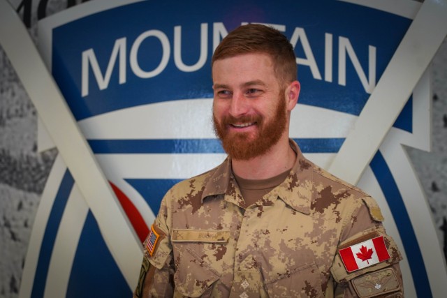 Capt. Alexander Buck, of the Canadian Army, promotes to major.