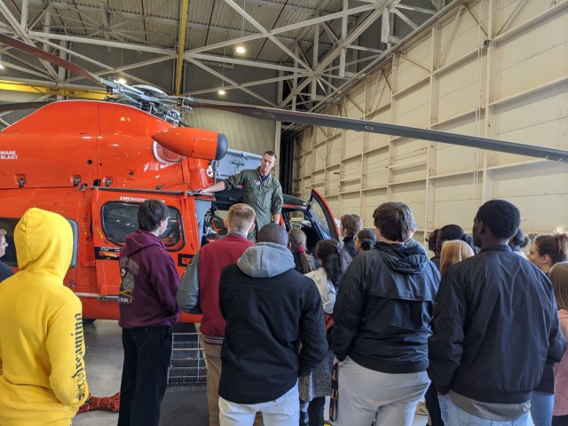 High school students tour Hunter Army Airfield
