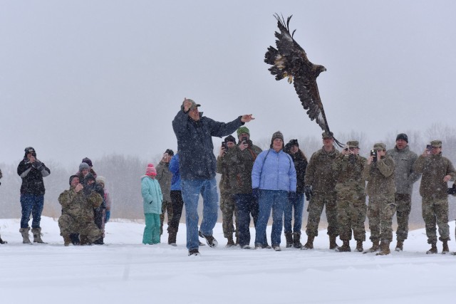 The Team had established a golden eagle tracking program several years ago. Distances traveled over time, habitat use, management strategies and more are utilized and shared by data collection through this program.
