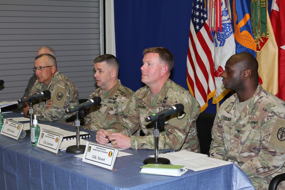 Fort Rucker leaders conduct Facebook Live town hall to inform community