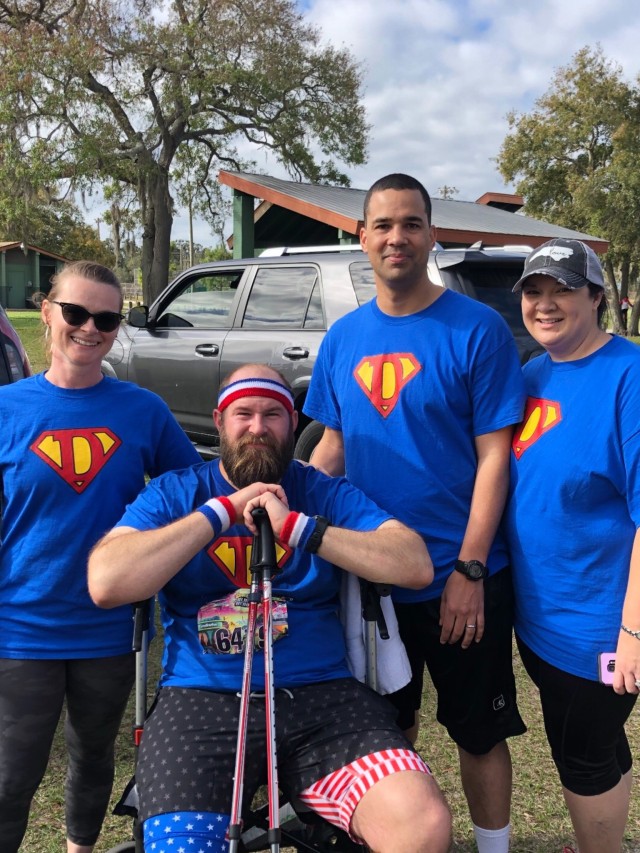 SFC Dawson completes first 5k since suffering combat injury