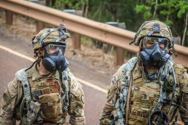 Soldiers from 1st Battalion, 21st Infantry Regiment (Gimlets), 2 IBCT, 25th Infantry Division deployed to Kahuku Training Area Oahu, Hawaii to conduct company evaluations in movement to contact, attack and defense operations.