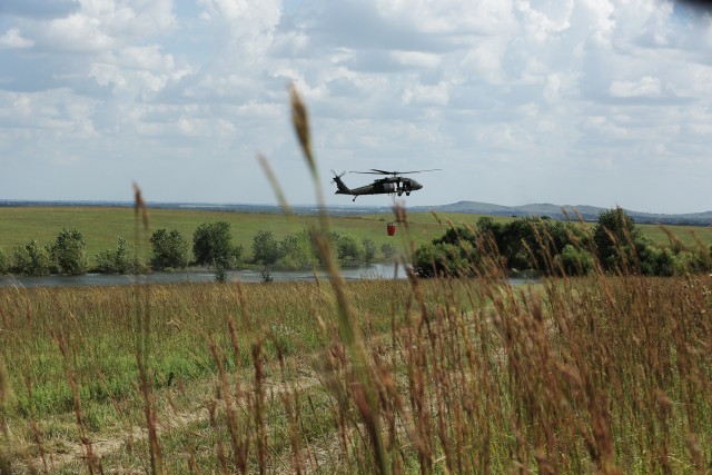 Kansas National Guard helps battle wildfires