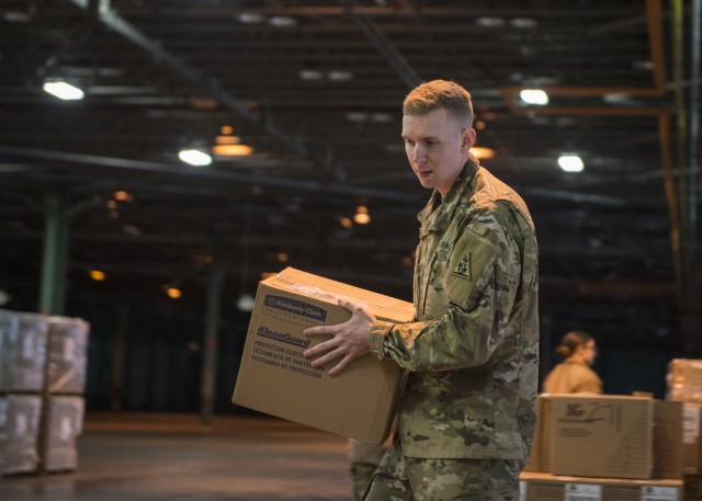 Connecticut National Guard helps distribute medical supplies