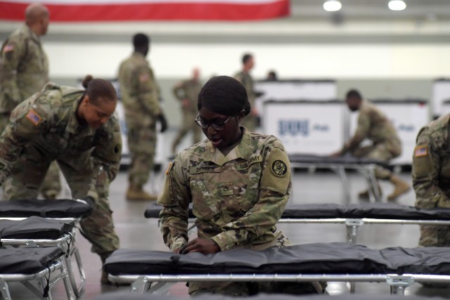MD Guard sets up medical station for COVID-19 patients