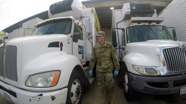 Cal Guard members use civilian driving skills to help community