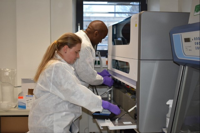 Maj. David Johnson, Deputy Director of PHCE’s Laboratory Sciences