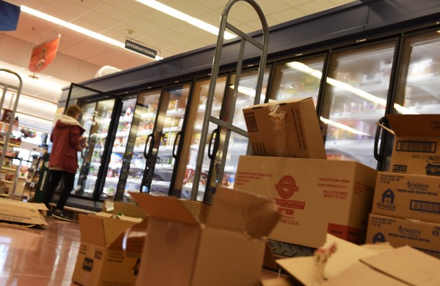 The volunteers receive carts with frozen and refrigerated goods on them each morning, then they unpack each box, stock the item and break down the boxes when finished. One volunteer said the experience has given her a real understanding of where...