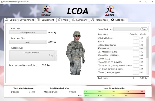 Army researchers developing mission planning tool for Soldiers during load carriage