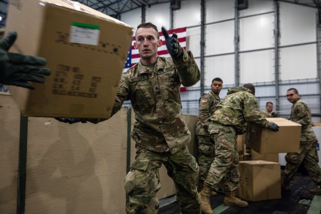 Mass. National Guard moves critical medical supplies