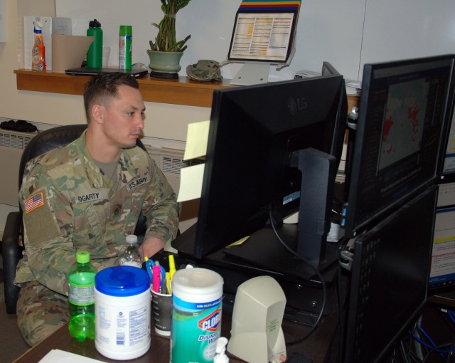 New York National Guard JOC tracks fight against COVID-19