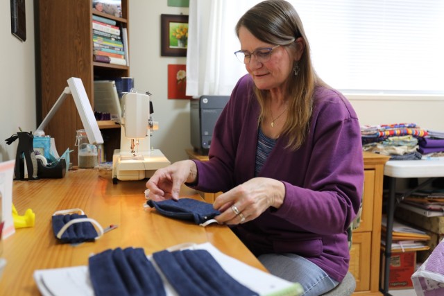 Camp Zama volunteers sew face masks for community in fight against COVID-19