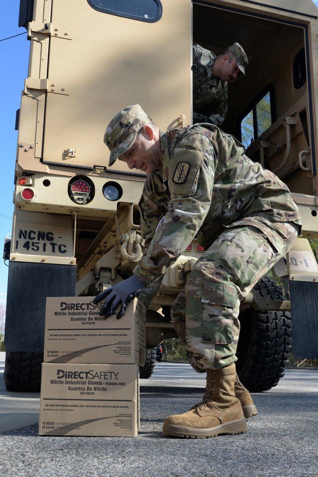North Carolina Guard answers call in COVID-19 pandemic