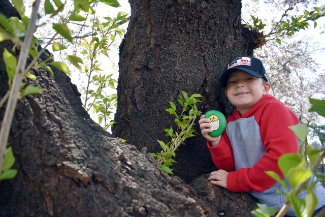 Camp Zama Easter Rock Hunt a social distancing hit