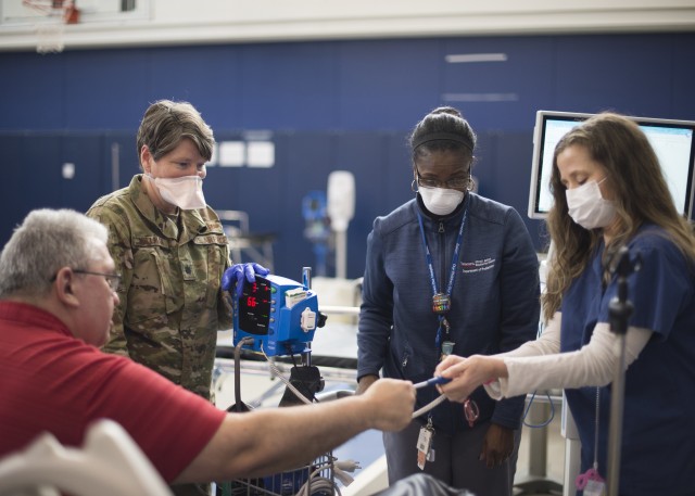 Delaware National Guard helps set up alternate care site