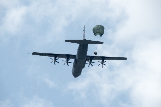 82nd Airborne Division conducts new wheeled cargo delivery system test to support Immediate Response