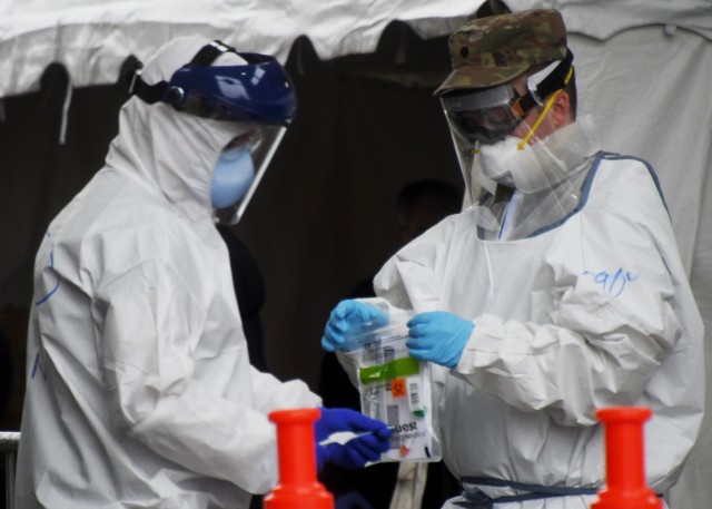 Massachusetts National Guard helps test first responders