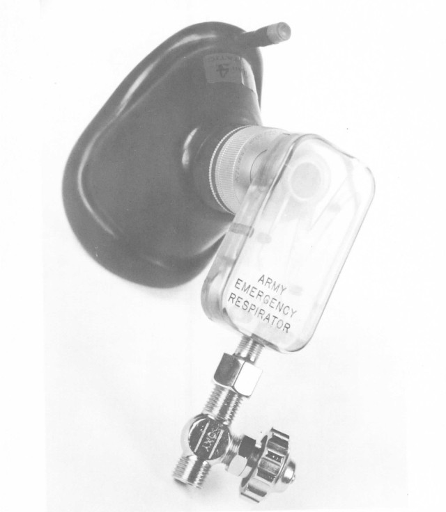 Henrik H. Straub at the Harry Diamond Laboratories invented the Army Emergency Respirator to serve as an inexpensive breathing assist device for hospitals and clinics.