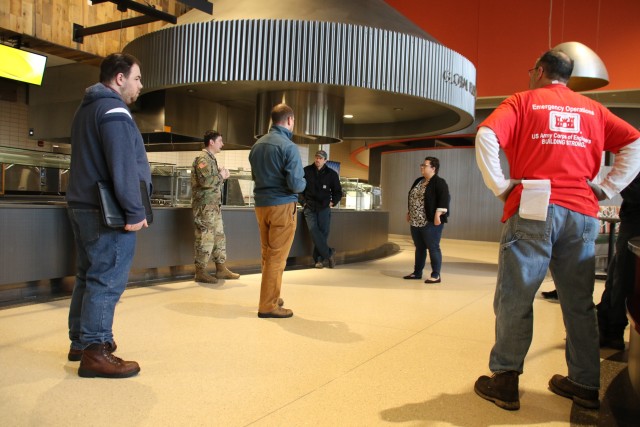 Pittsburgh District assessment team members tour a potential Alternate Care Facility site while practicing CDC guidelines for social distancing in the fight against the spread of COVID-19, recently. Pittsburgh District is on standby for mission...