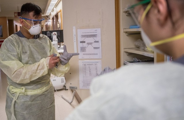Donning PPE