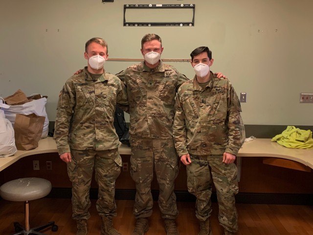 Cadet Crowe and UConn Army ROTC Alumni activated into Connecticut Army Reserve National Guard