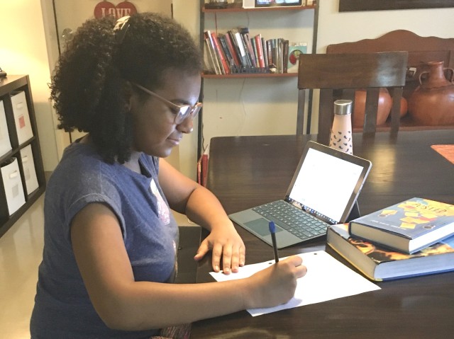 Zama Middle High School works together for online learning success